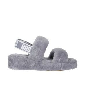 UGG Women’s Oh Yeah Slipper Slides Gray Size 8